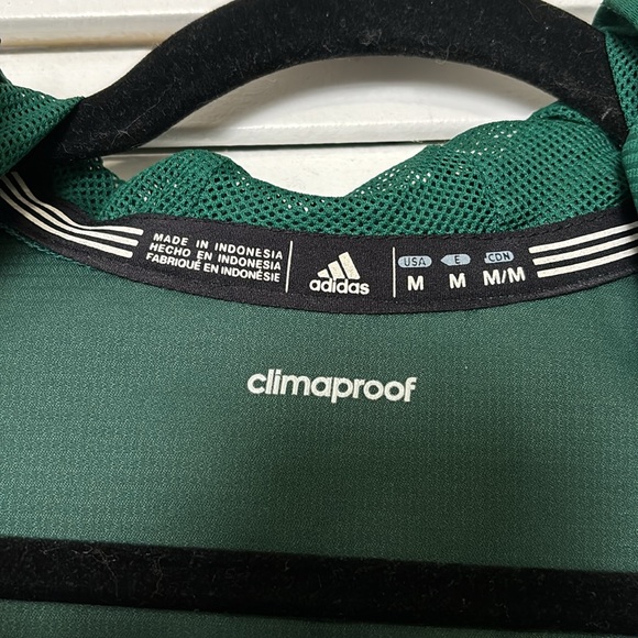 Adidas green climaproof windbreaker jacket - Picture 3 of 9